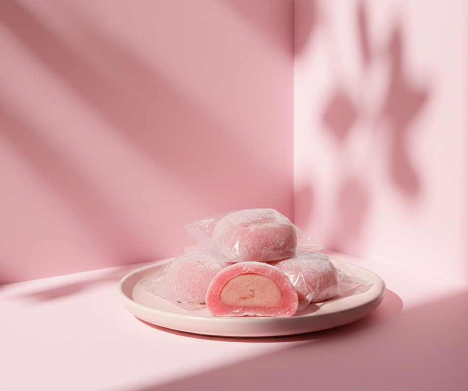 草莓風味小麻糬