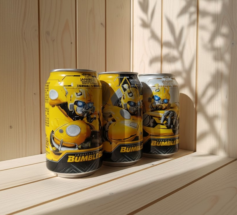 HIGH UP！日系彈珠氣泡水（葡萄風味）大黃蜂