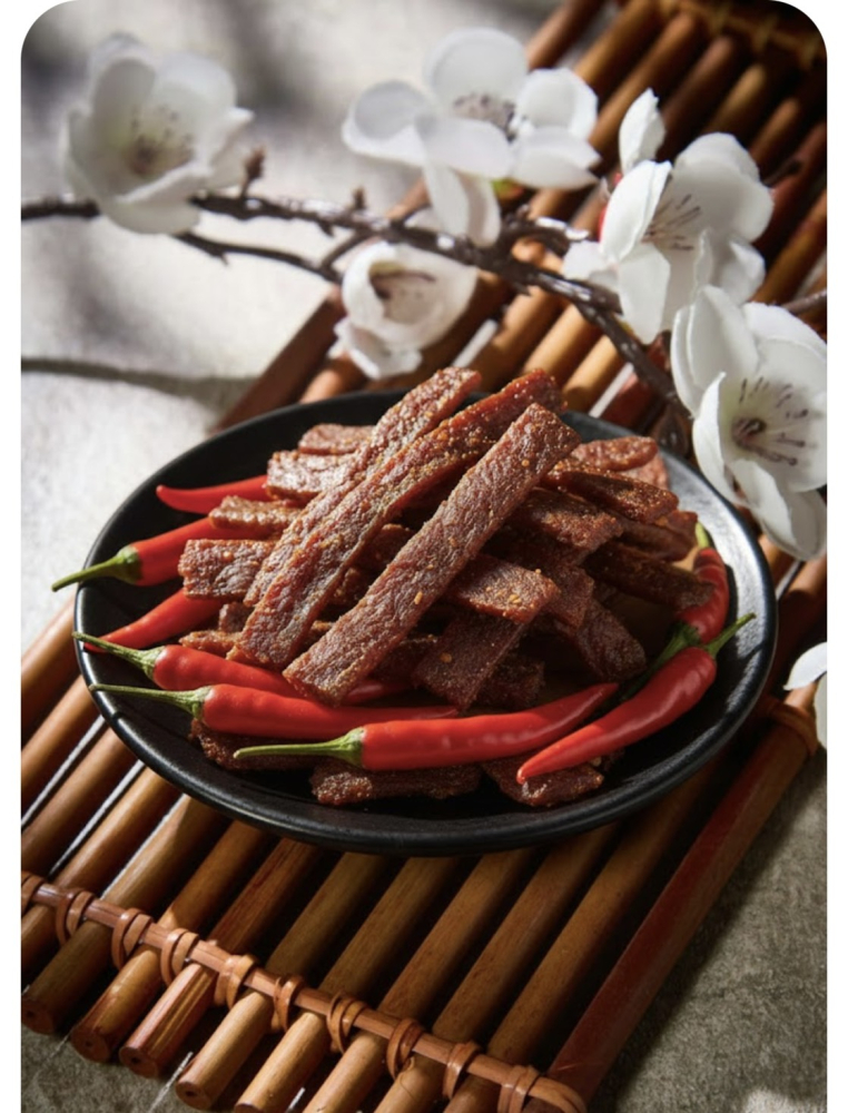 麻辣口味豬肉條