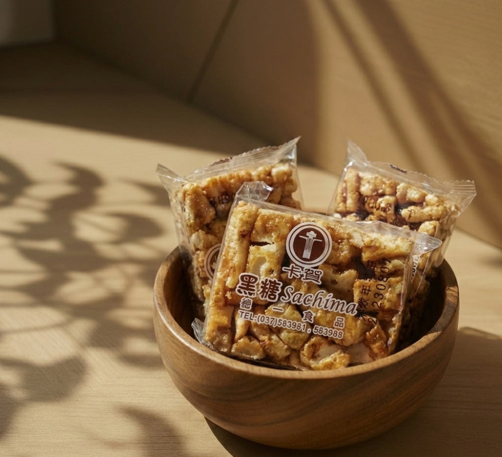 黑糖沙琪瑪(蛋奶素)