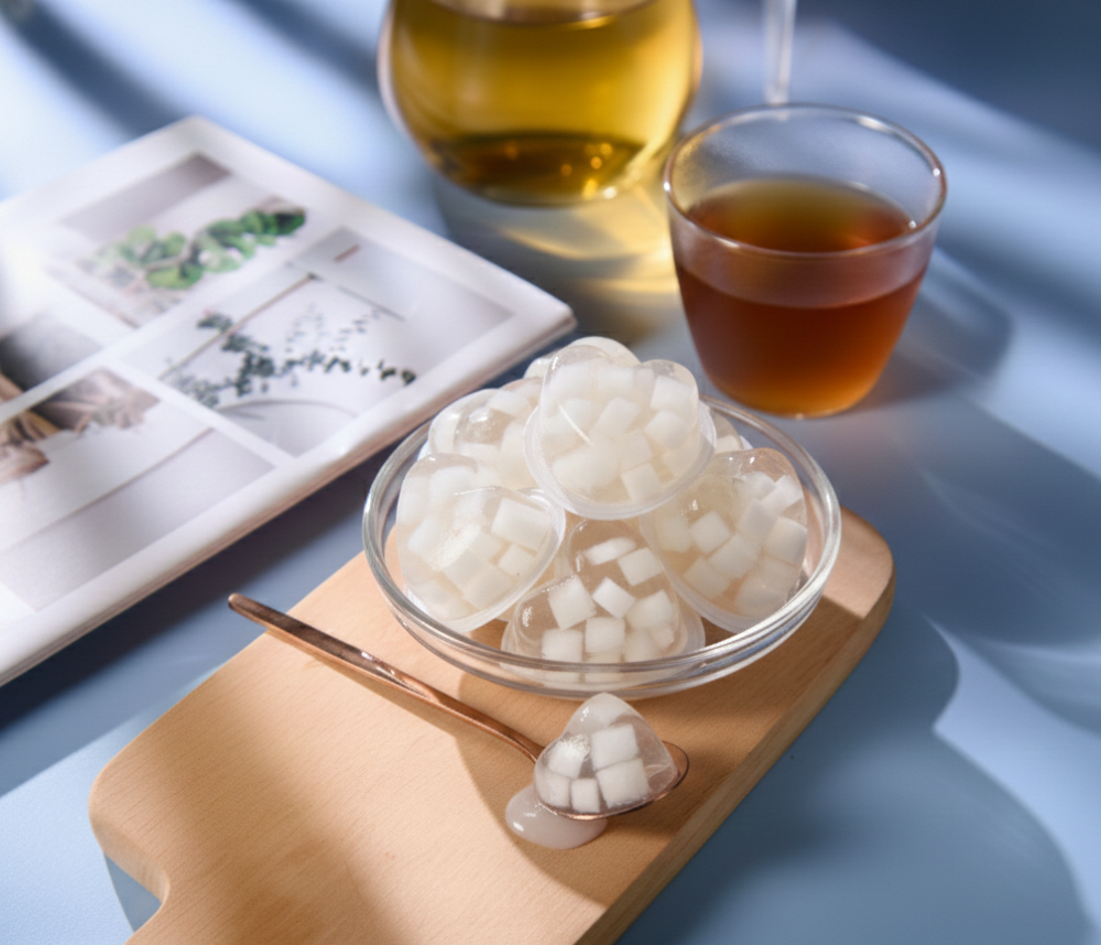 荔枝心型椰果蒟蒻