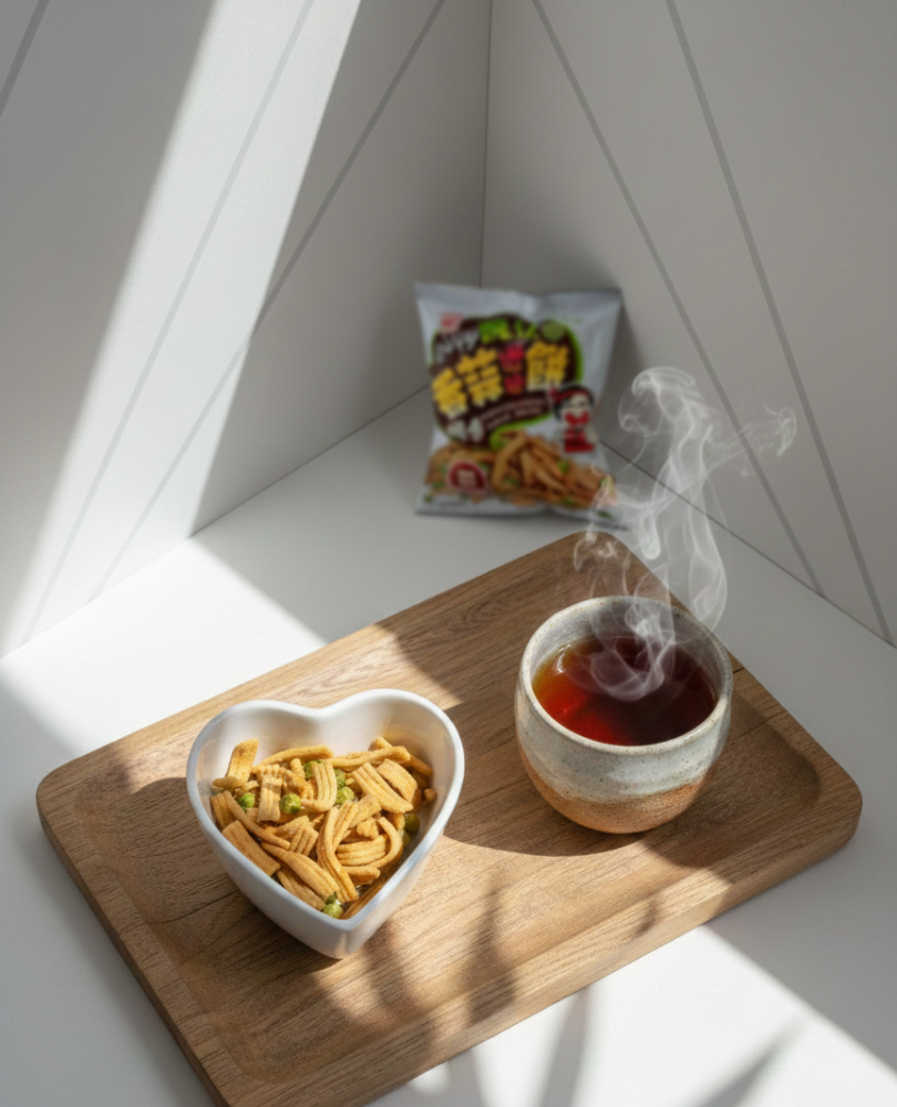 碗豆香蒜滋脆餅