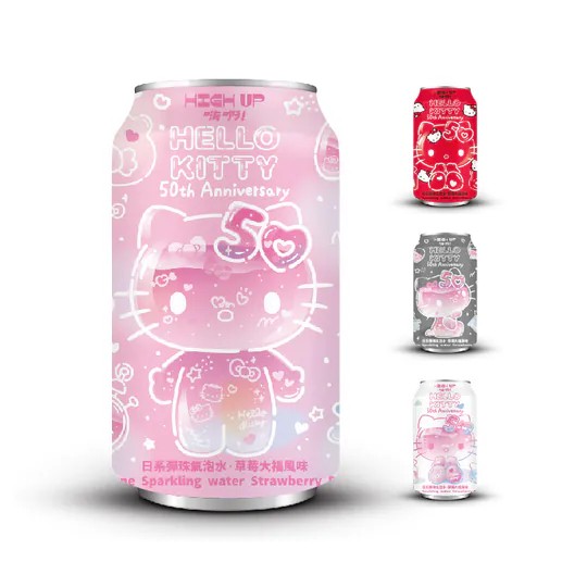 50周年紀念款(HelloKitty)-草莓大福風味日式彈珠氣泡水