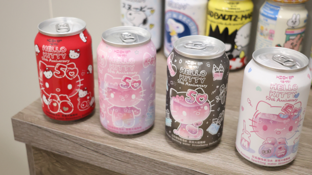 50周年紀念款(HelloKitty)-草莓大福風味日式彈珠氣泡水