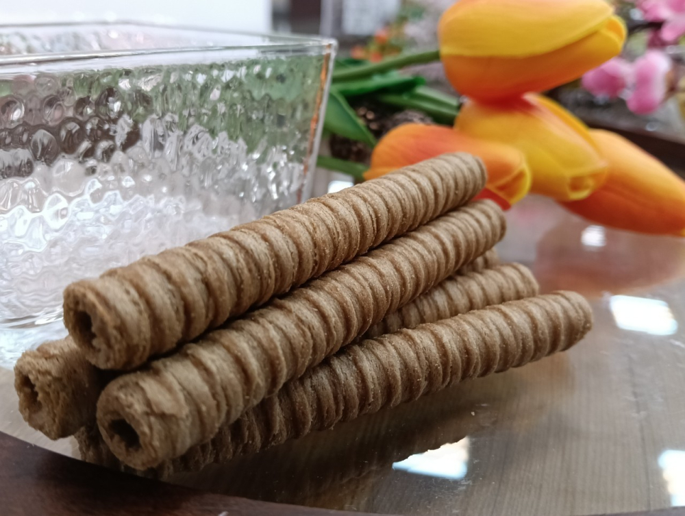 咖啡風味捲心酥(奶素)