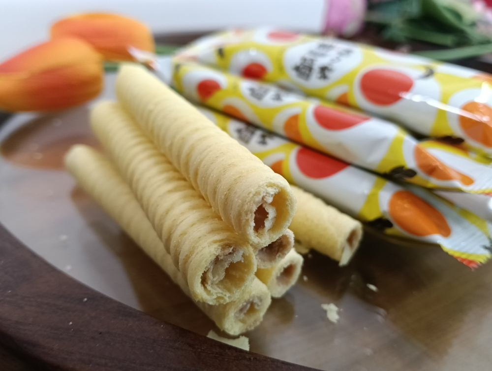 鹹蛋黃風味捲心酥(奶素)