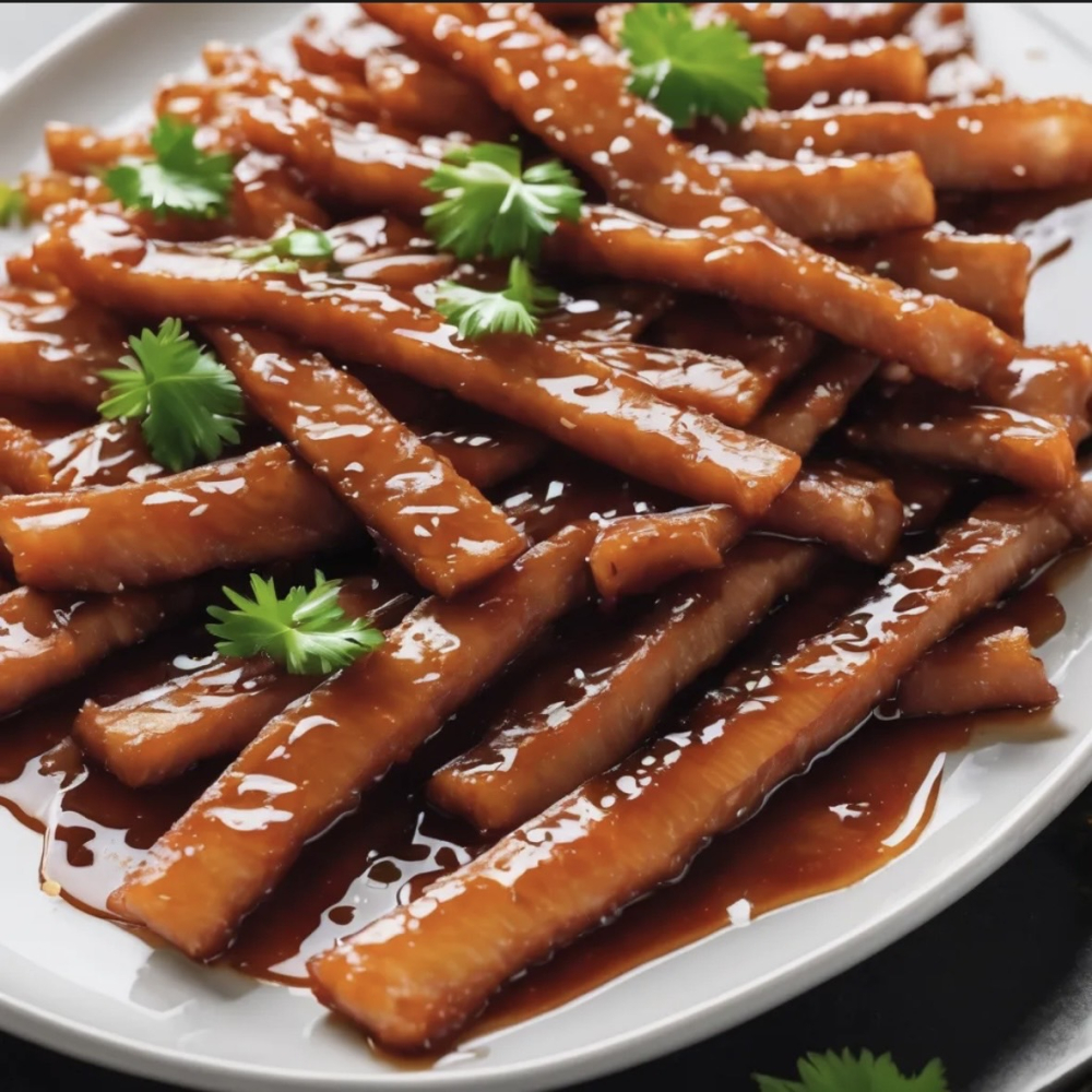 沙茶豬肉條